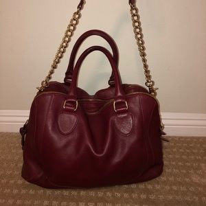 Burgundy Leather Purse